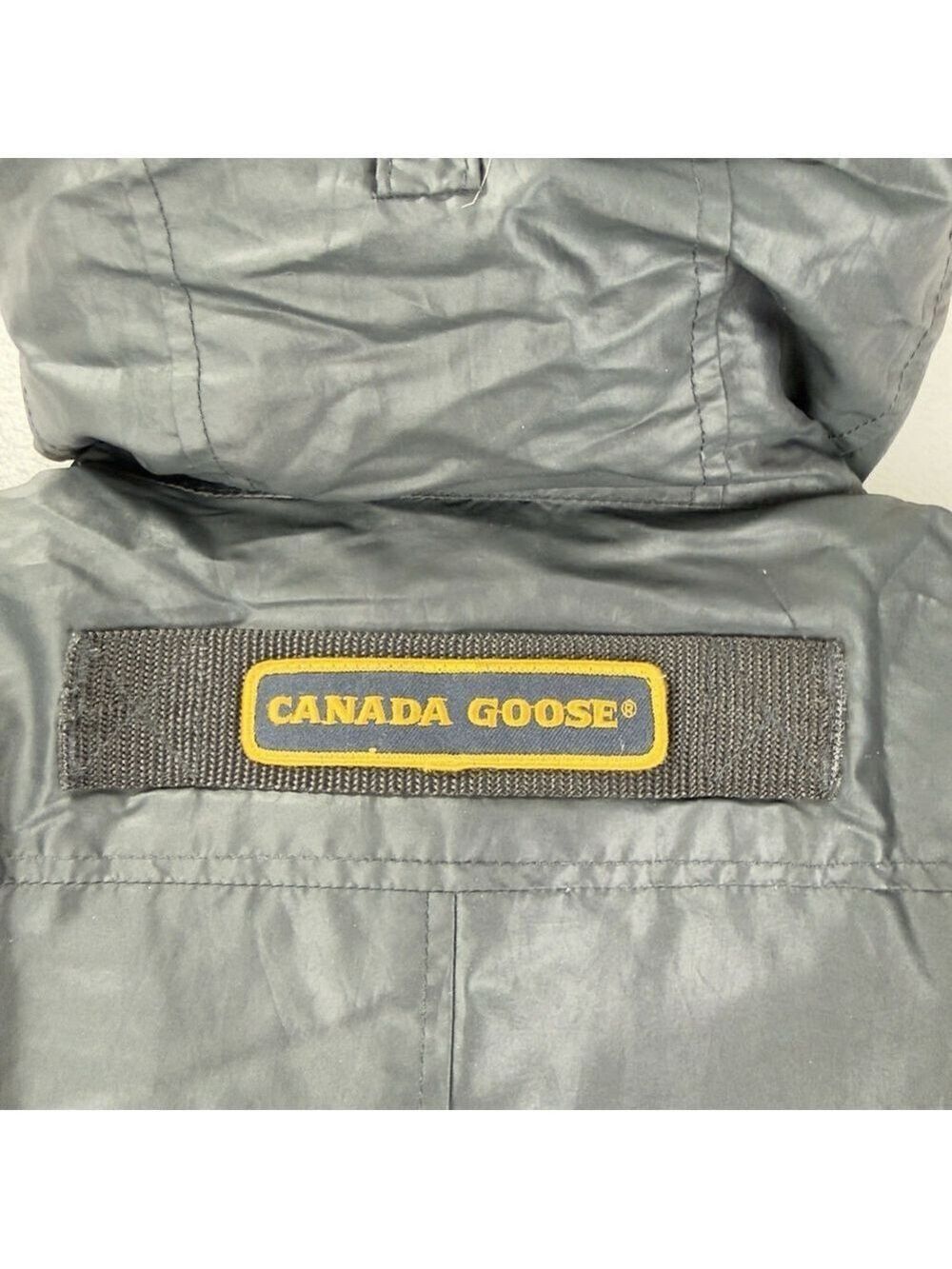 Vintage Canada Goose Women's Sz S Down Black Parka Jacket 3425JL Made In Canada - Picture 9 of 15
